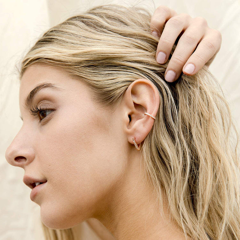 Sterling Silver Gemstone Ear-cuffs