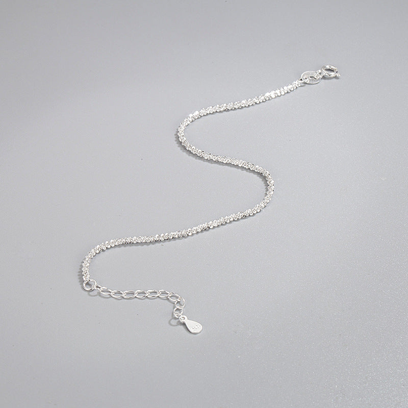 Sterling Silver Minimalist Waves Bracelet