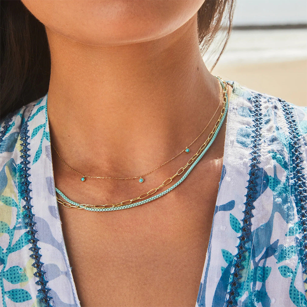 Sterling Silver Geometric Minimalist Necklace Collection