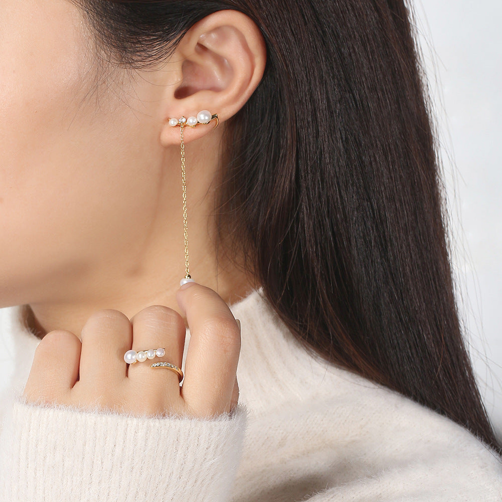 Sterling Silver Freshwater Pearl Ring