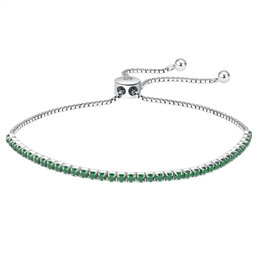 Sterling Silver Bling Tennis Bracelet Collection