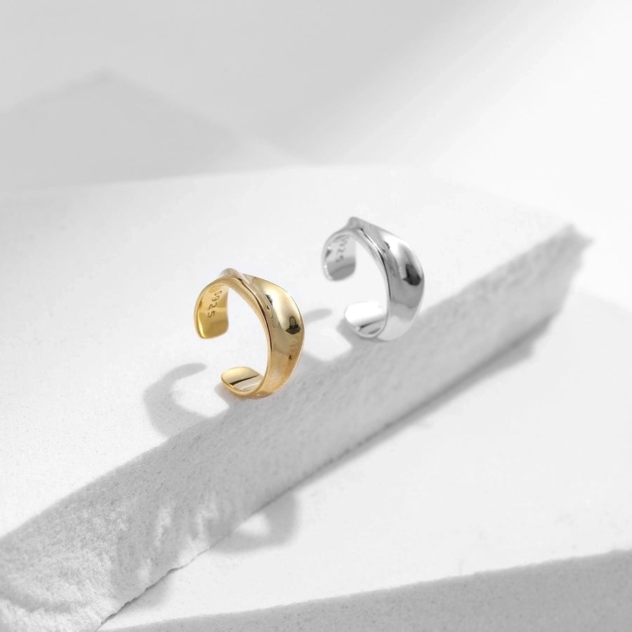 Sterling Silver Minimalist Ear Cuff