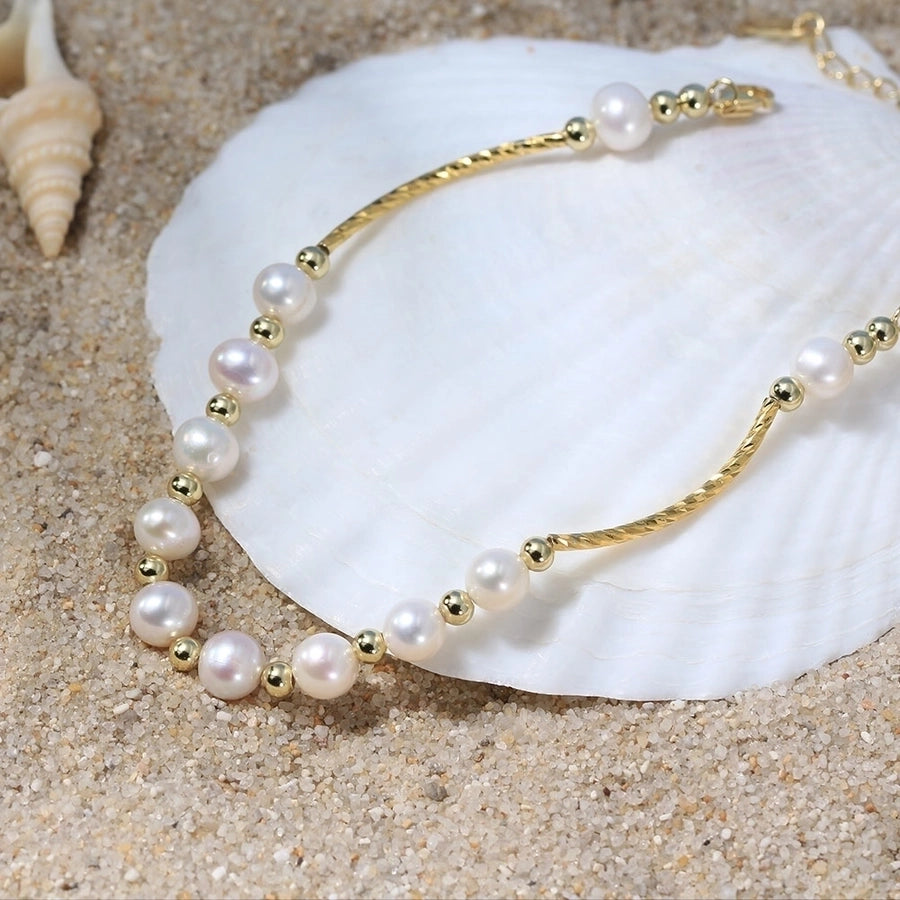 Sterling Silver Freshwater Pearl Bracelet
