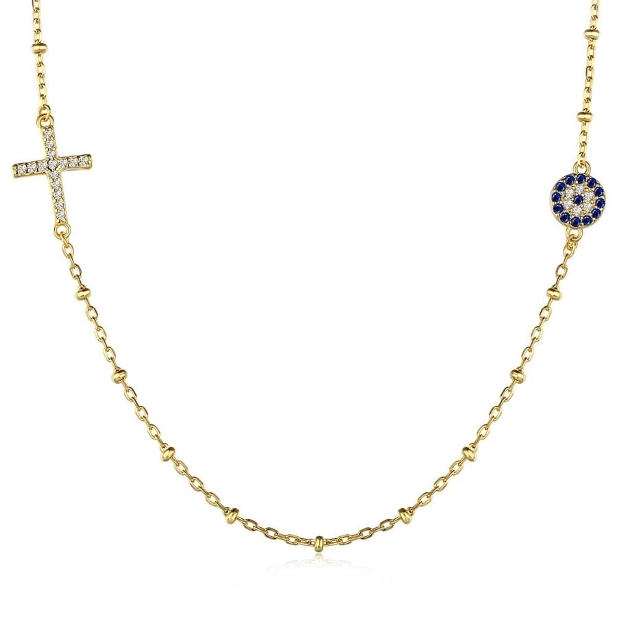 Sterling Silver Devil's Eye Minimalist Necklace Collection