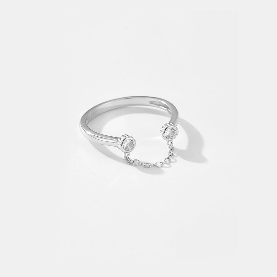 Sterling Silver Chain Link Ring