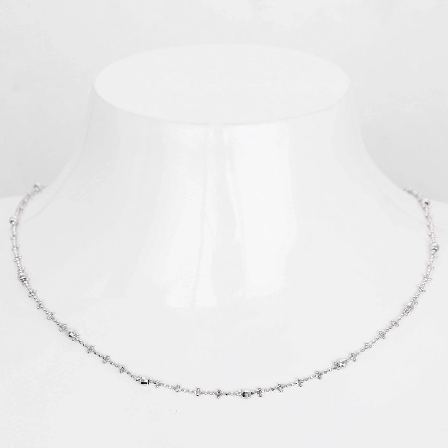 Sterling Silver / Gold Plated Dot Necklace