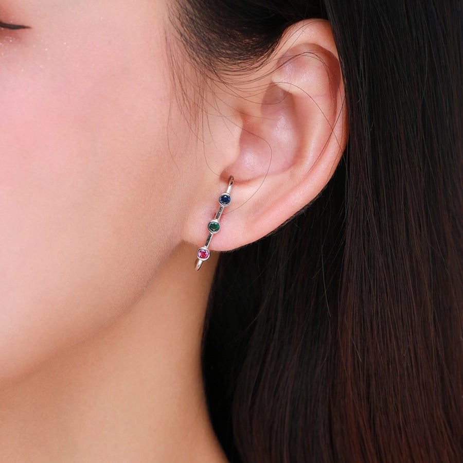 Sterling Silver Single Accent Earring Collection