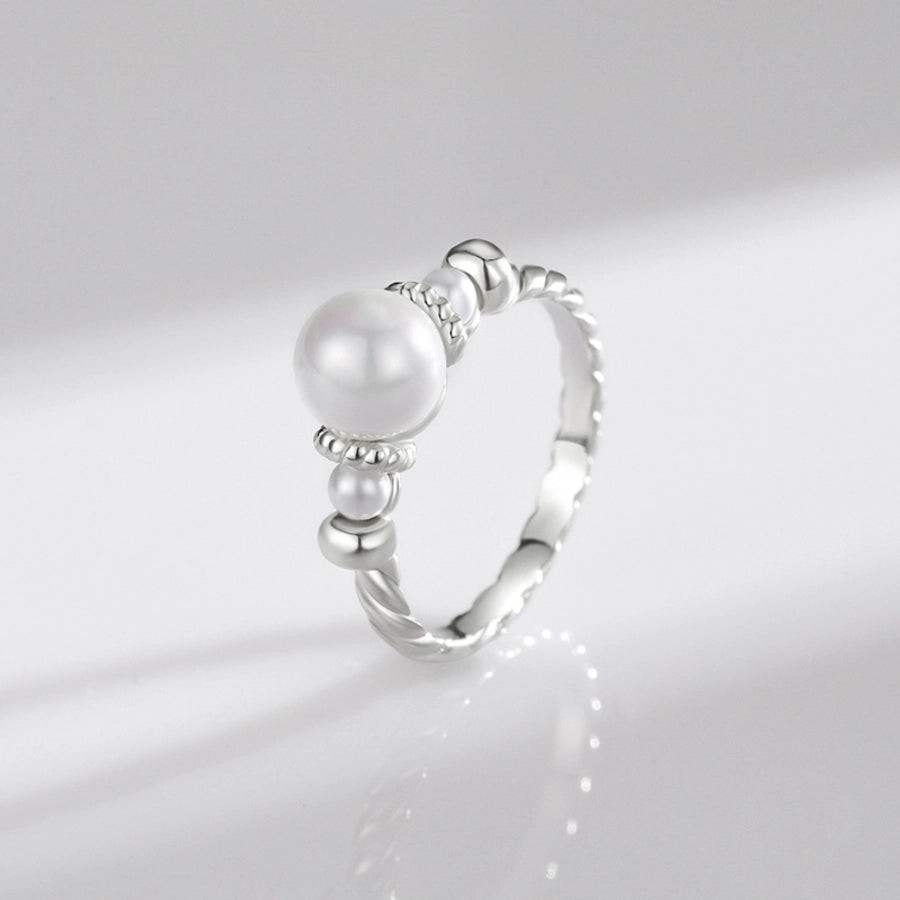 Sterling Silver Vintage Pearl Ring