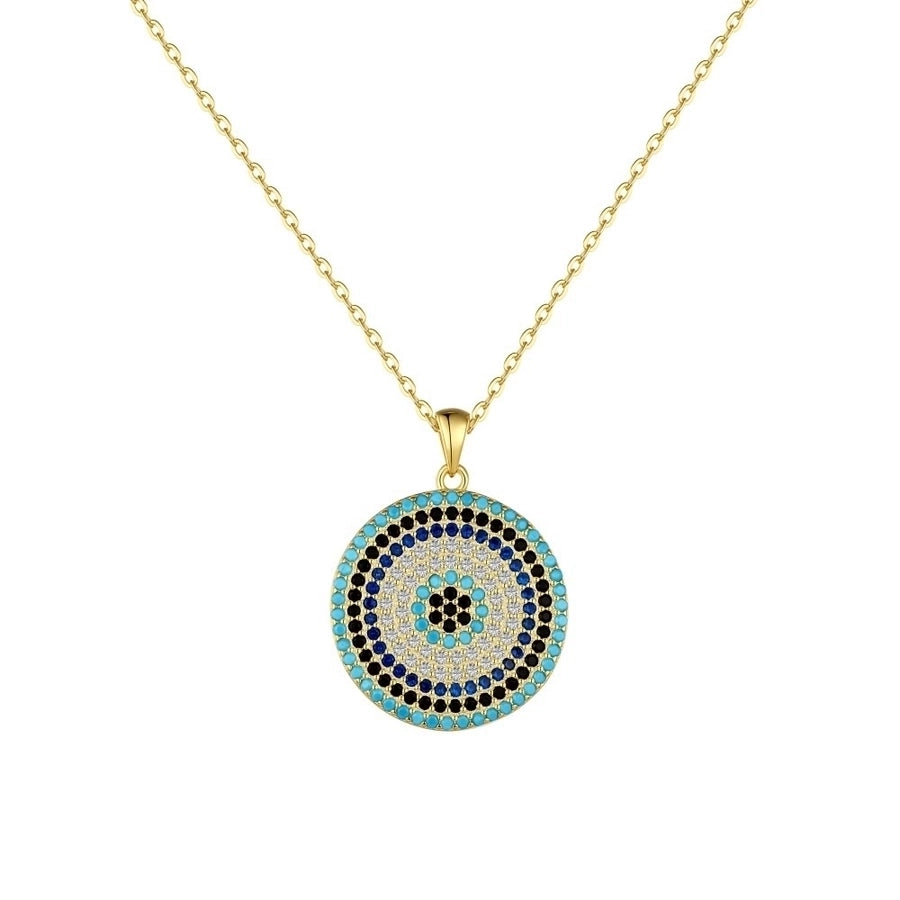 Sterling Silver Devil's Eye Minimalist Necklace Collection
