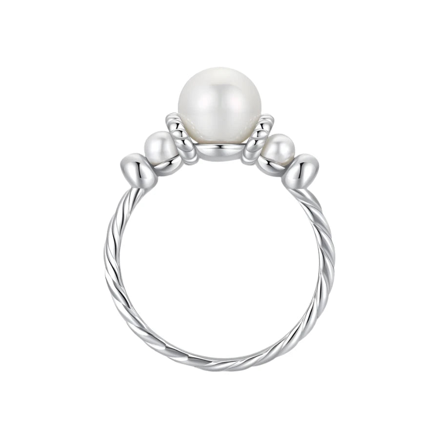 Sterling Silver Vintage Pearl Ring