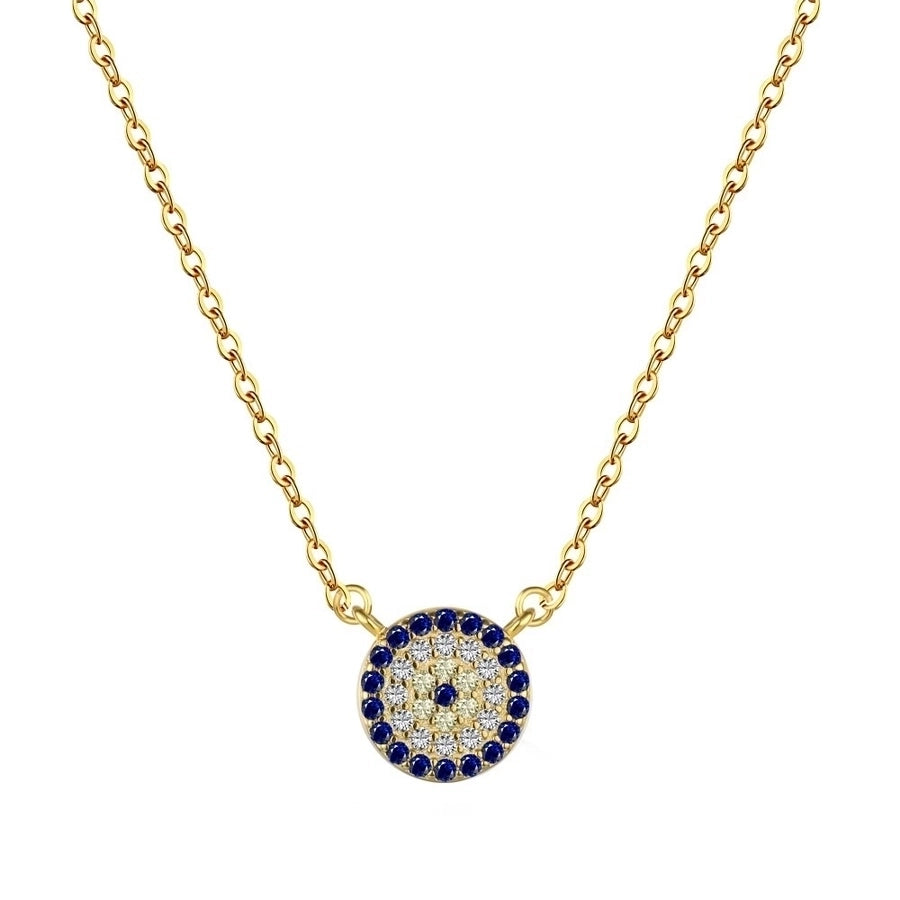Sterling Silver Devil's Eye Minimalist Necklace Collection