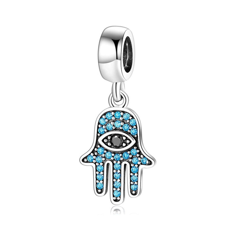 Evil Eye and Hamsa Hand Charms