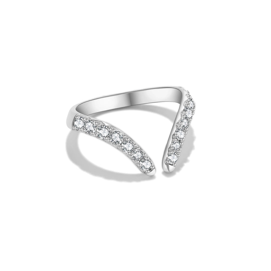 Sterling Silver Irregular Open Rings