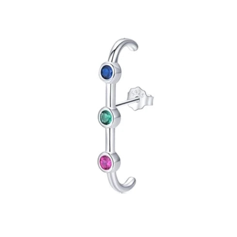 Sterling Silver Single Accent Earring Collection
