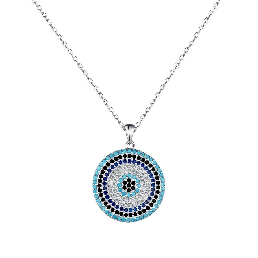 Sterling Silver Devil's Eye Minimalist Necklace Collection