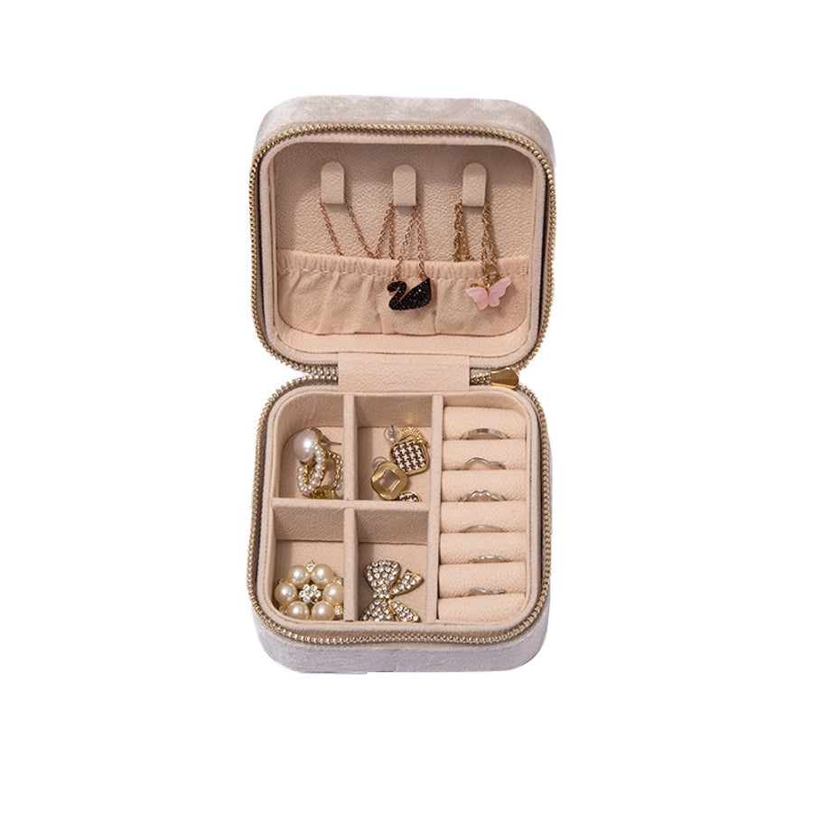 Elegant Velvet Jewellery Box