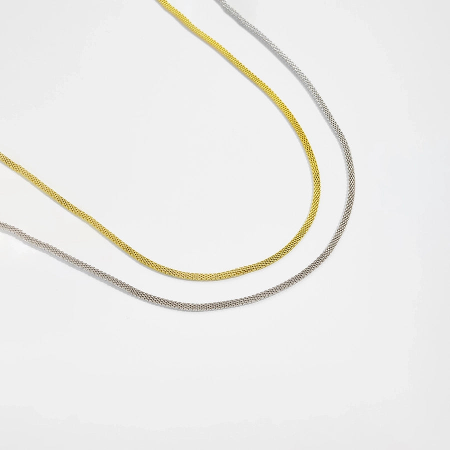 Sterling Silver Mesh Chain