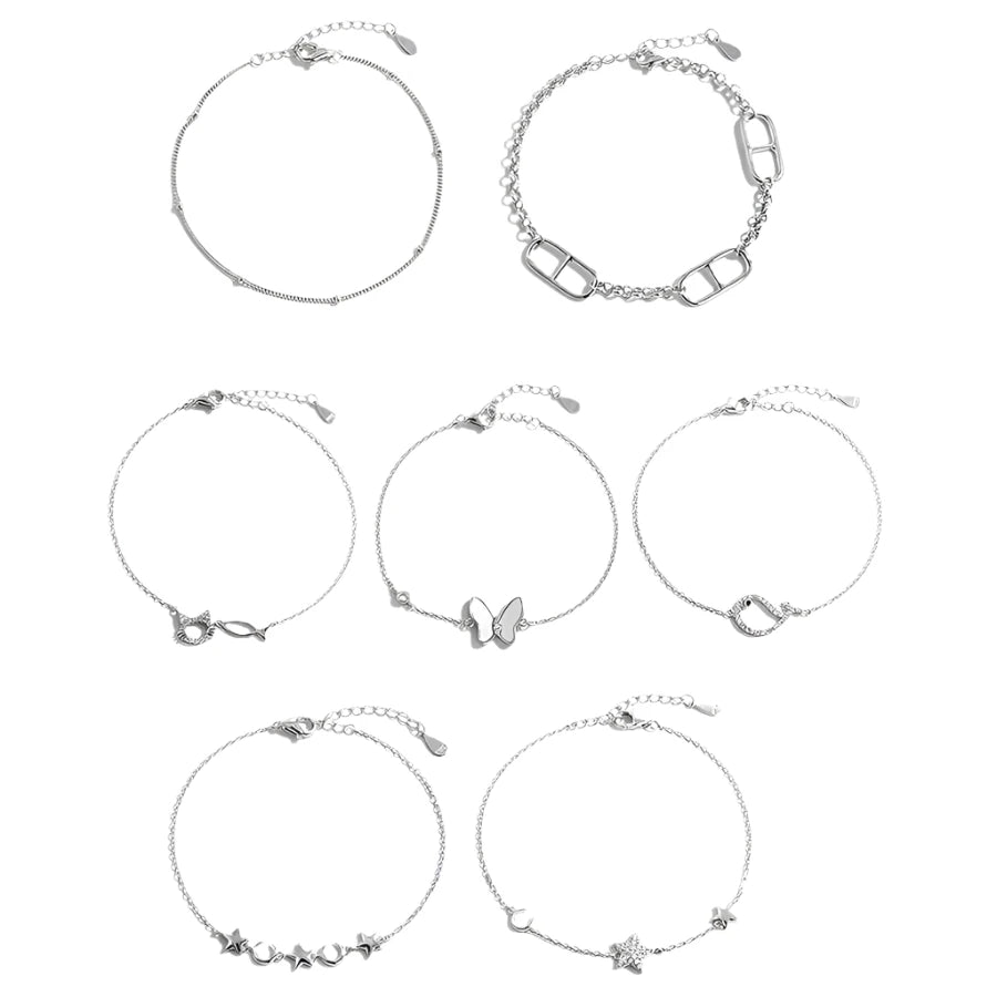 Sterling Silver Minimalist Bracelet Collection