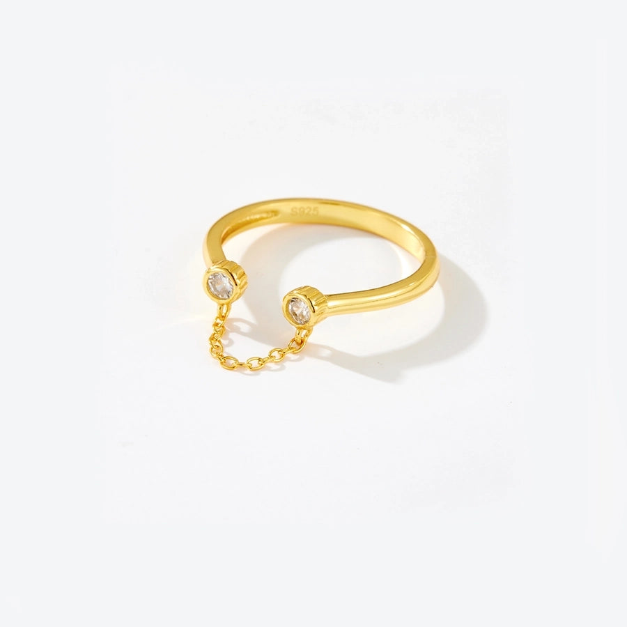 Sterling Silver Chain Link Ring