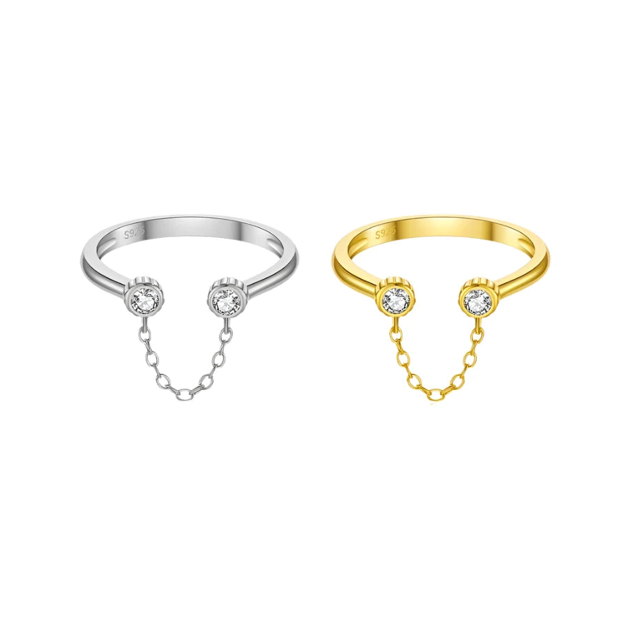 Sterling Silver Chain Link Ring