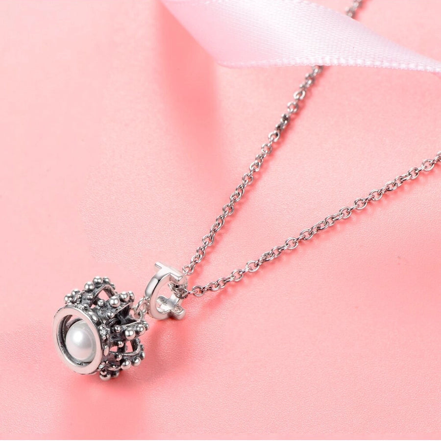 Sterling Silver Vintage Crown Charm