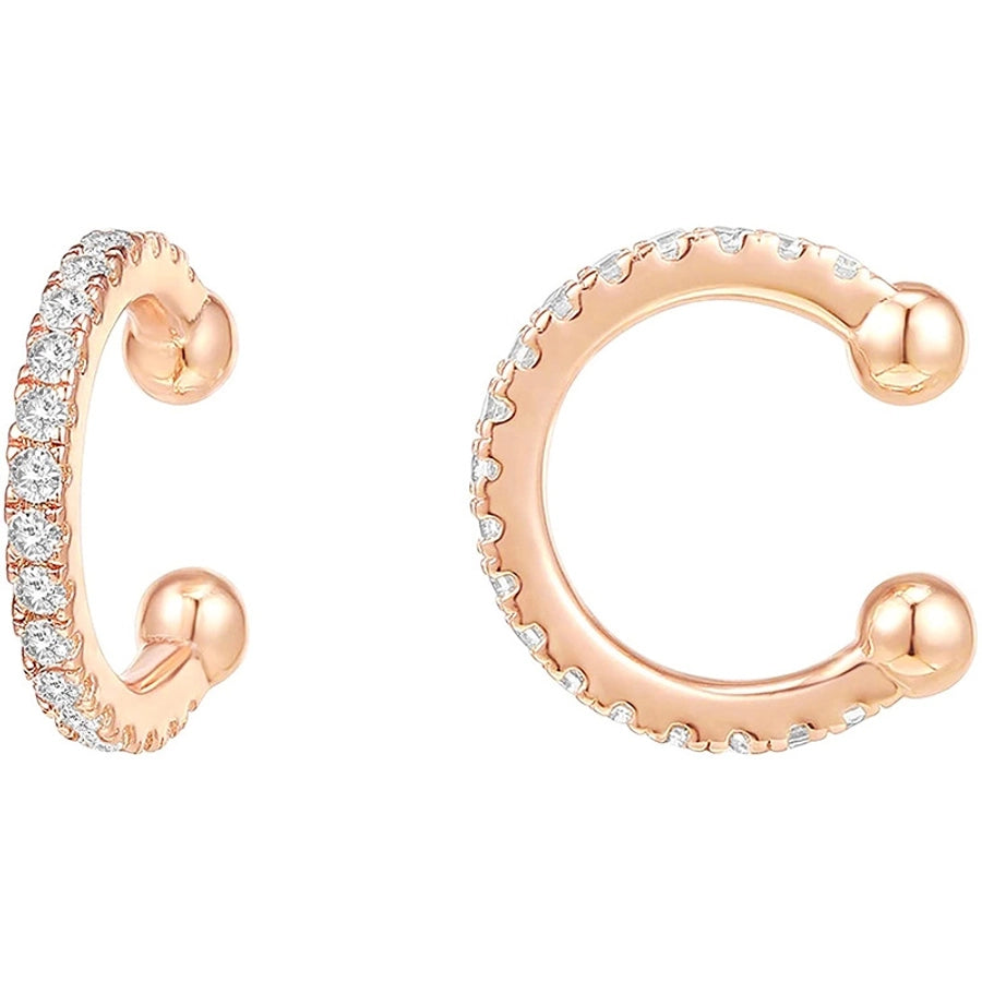 Sterling Silver Gemstone Ear-cuffs