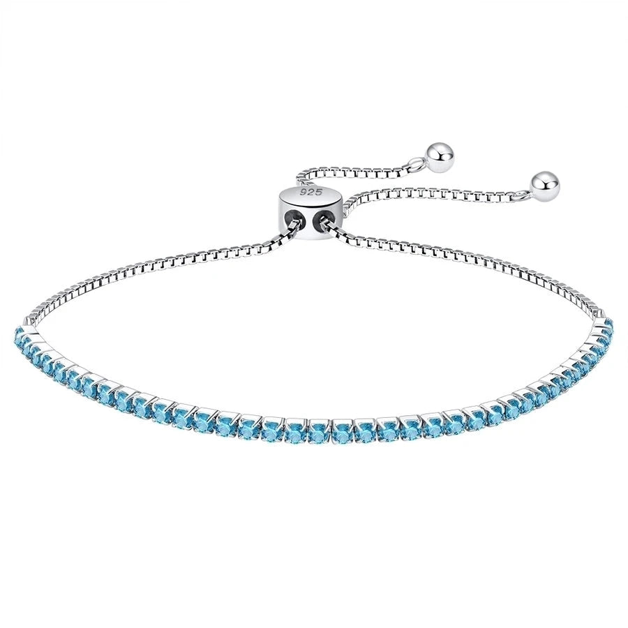 Sterling Silver Bling Tennis Bracelet Collection