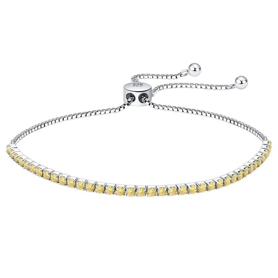 Sterling Silver Bling Tennis Bracelet Collection