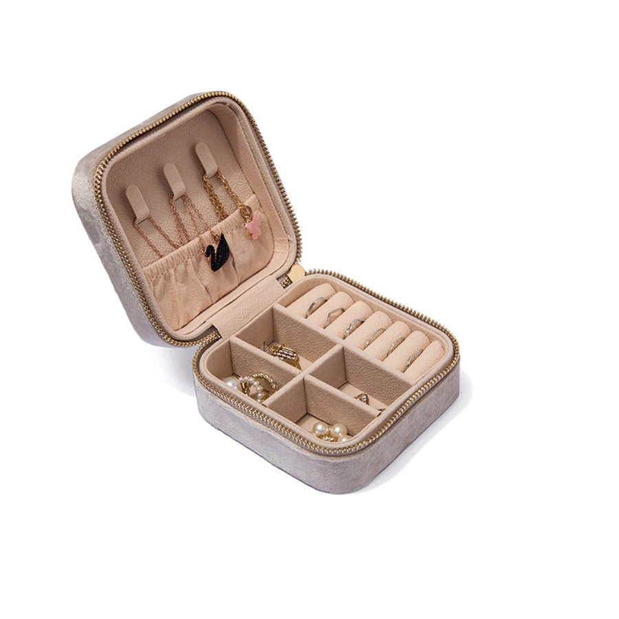 Elegant Velvet Jewellery Box