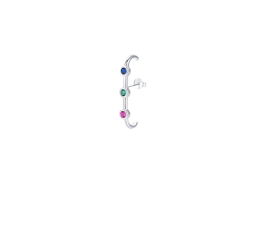 Sterling Silver Single Accent Earring Collection