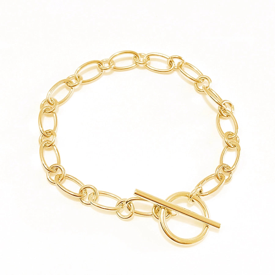 Sterling Silver Toggle Link Bracelet