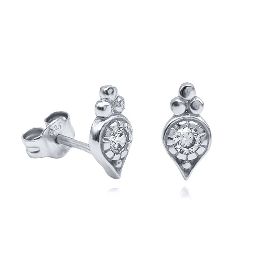 Sterling Silver Inter Galactic Minimalist Stud Collection