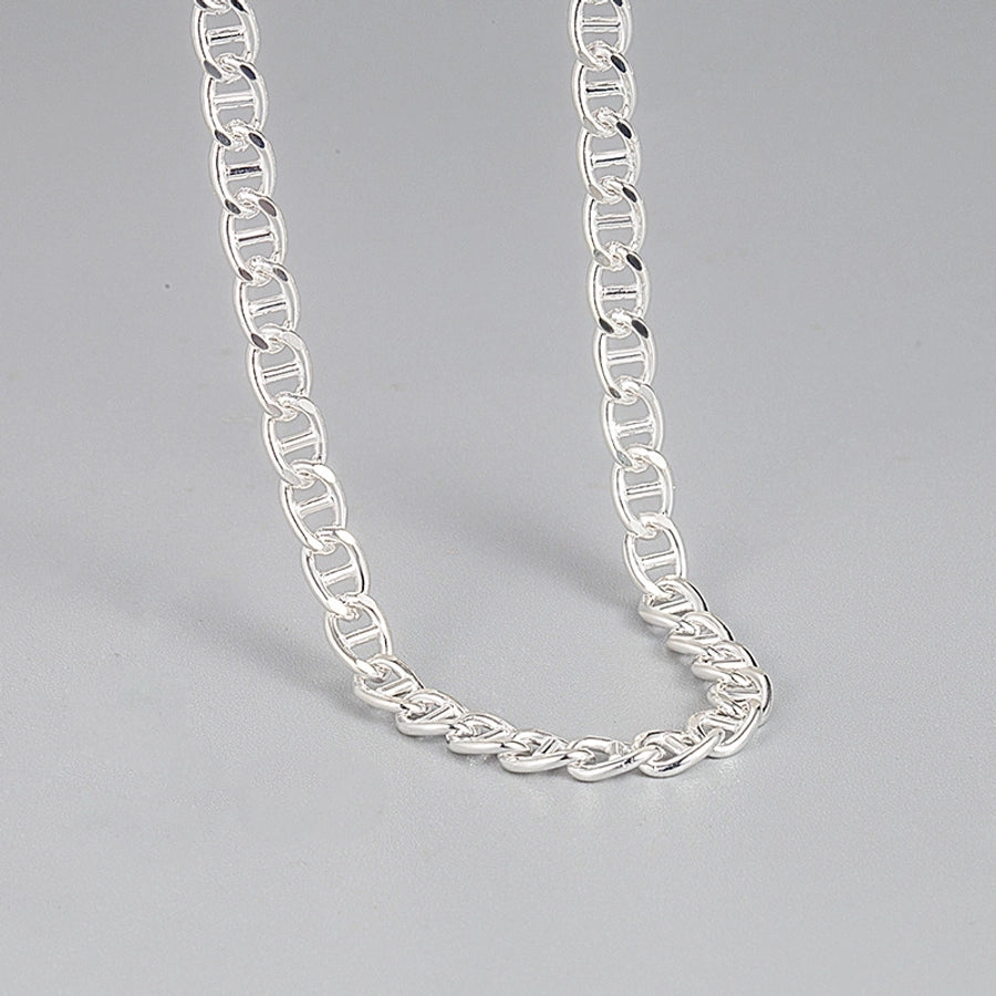 Sterling Silver Link Necklace