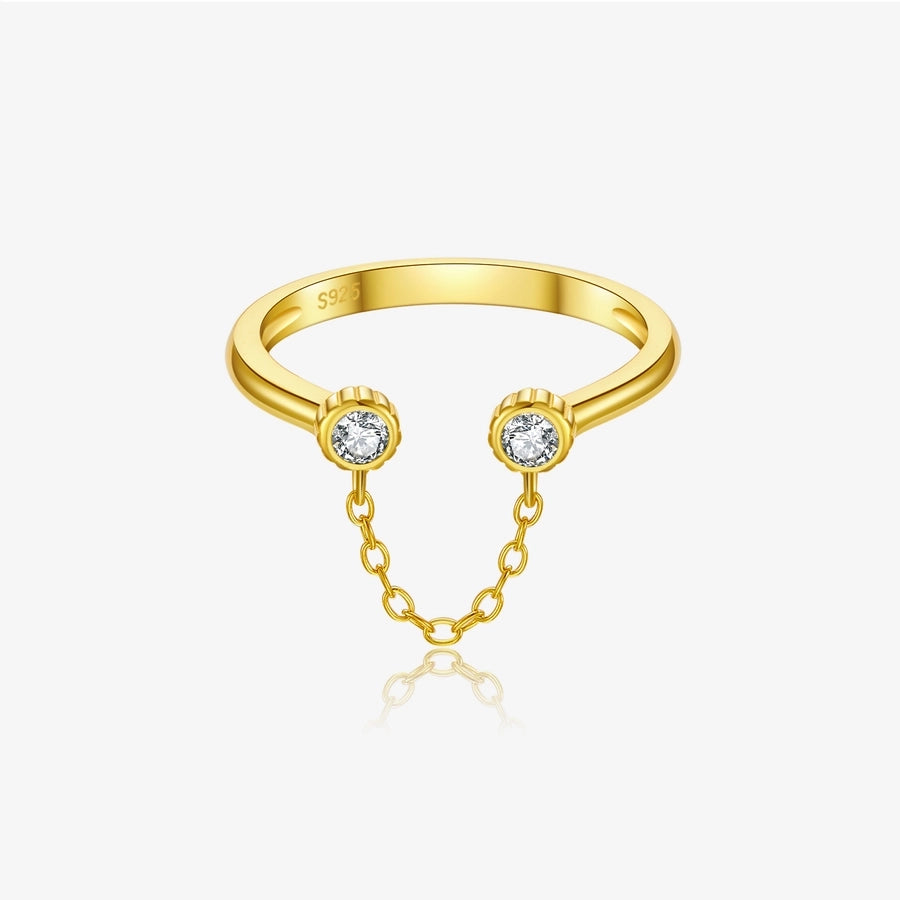 Sterling Silver Chain Link Ring