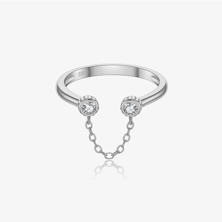 Sterling Silver Chain Link Ring