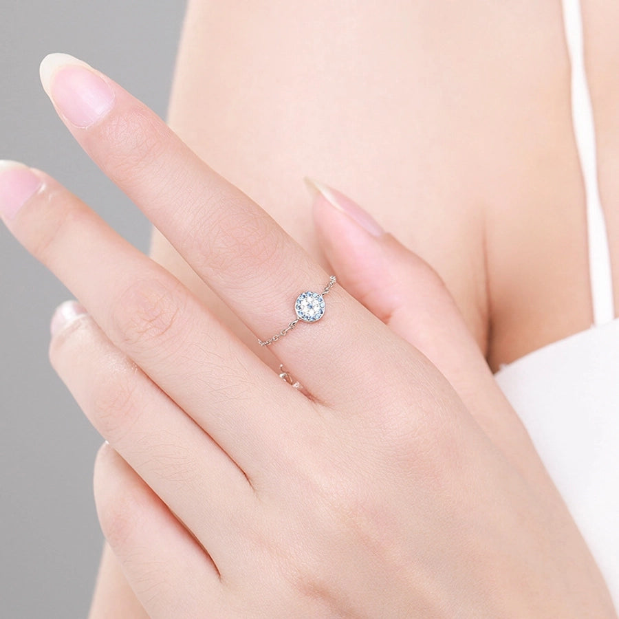 Sterling Silver Chain Ring