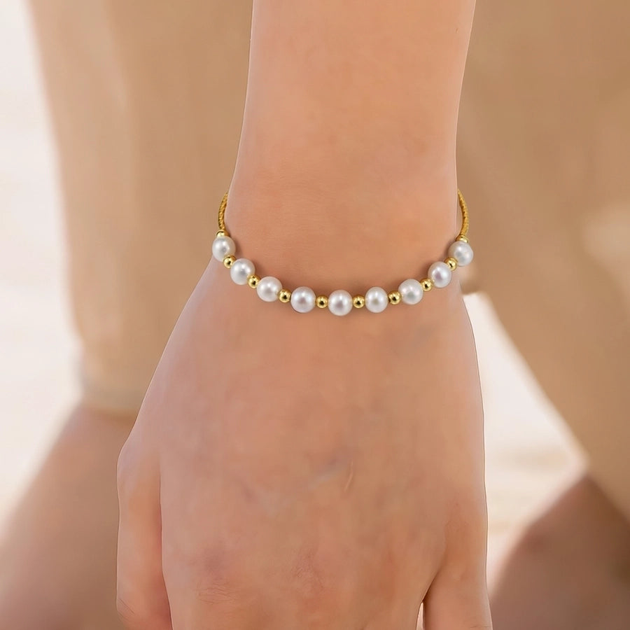 Sterling Silver Freshwater Pearl Bracelet
