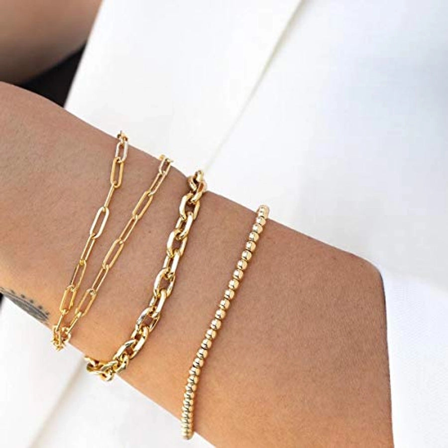 Sterling Silver Paperclip Bracelet