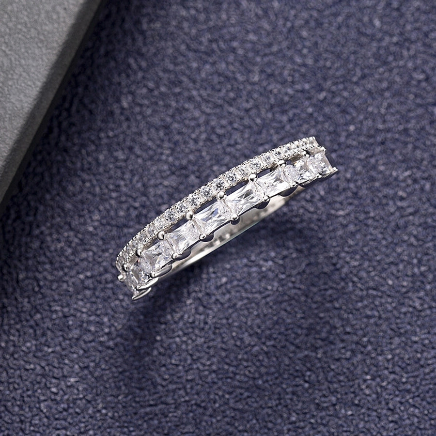 Sterling Silver Eternity Stack Ring