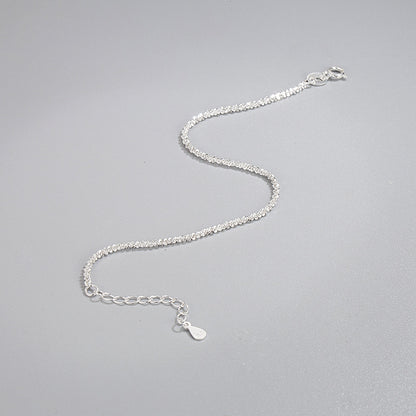 Sterling Silver Minimalist Waves Bracelet