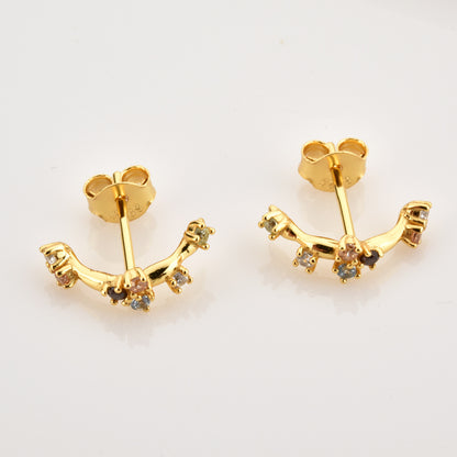 18K Gold Plated Mismatch Minimalist Earring Collection