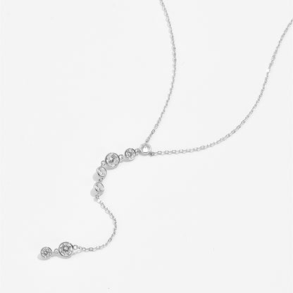 Sterling Silver Bling Lariat Necklace