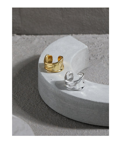 Sterling Silver Textured Ear Cuffs