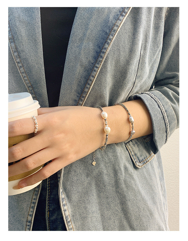 Sterling Silver Freshwater Pearl Bracelet