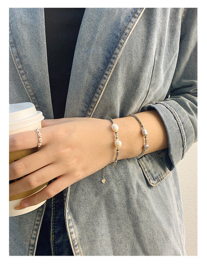 Sterling Silver Freshwater Pearl Bracelet