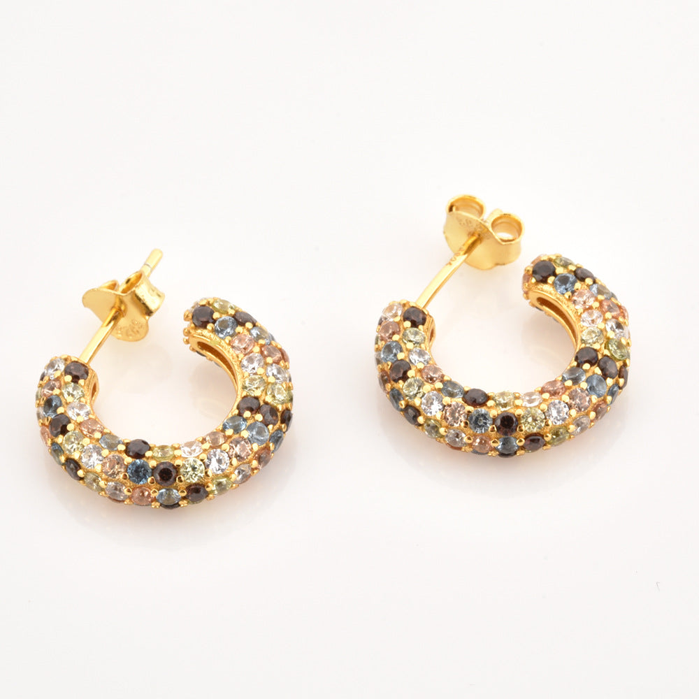 18K Gold Plated Mismatch Minimalist Earring Collection