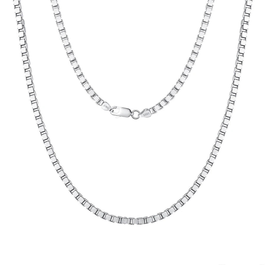 Sterling Silver Box Link Chain