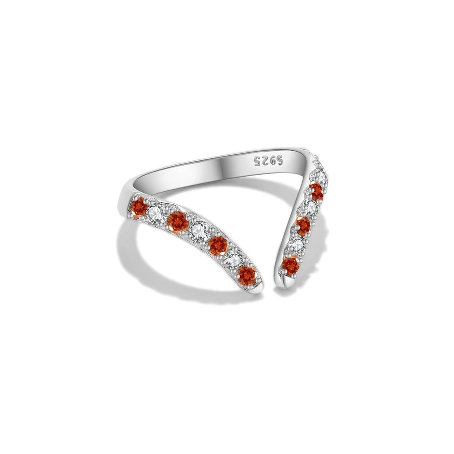 Sterling Silver Irregular Open Rings