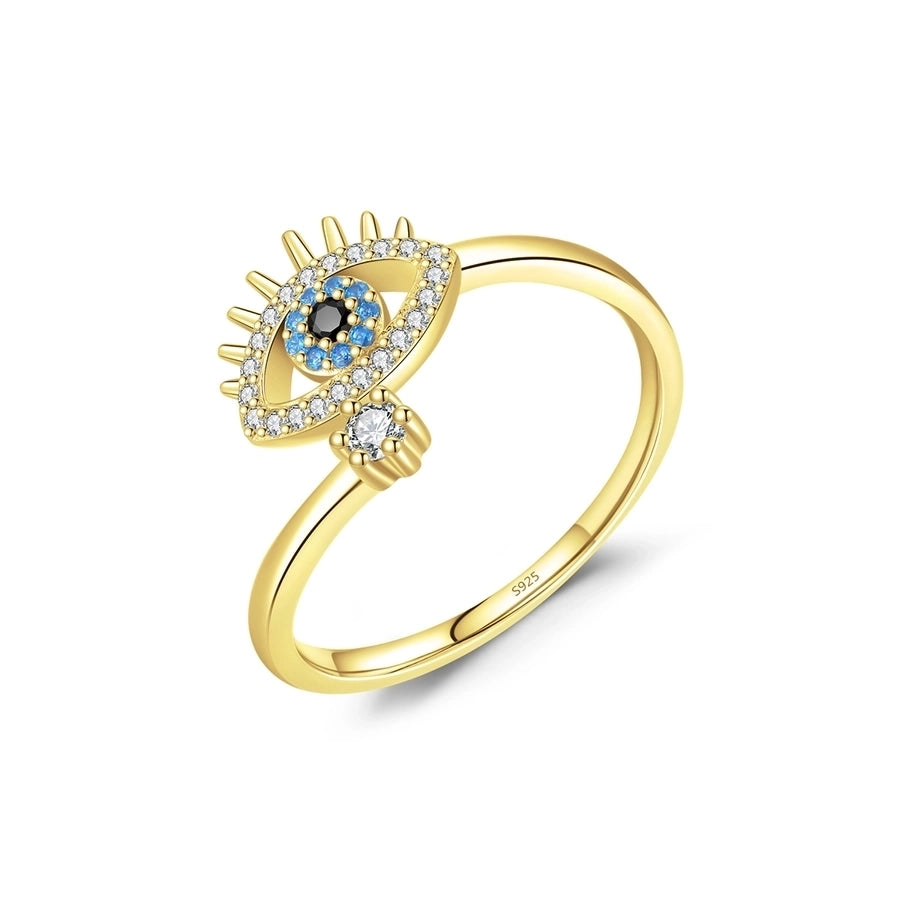 Sterling Silver Devil's Eye Ring