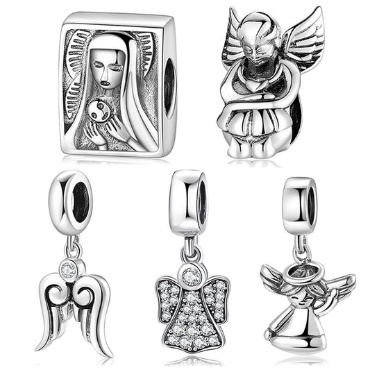 Sterling Silver Angel Charm Collection